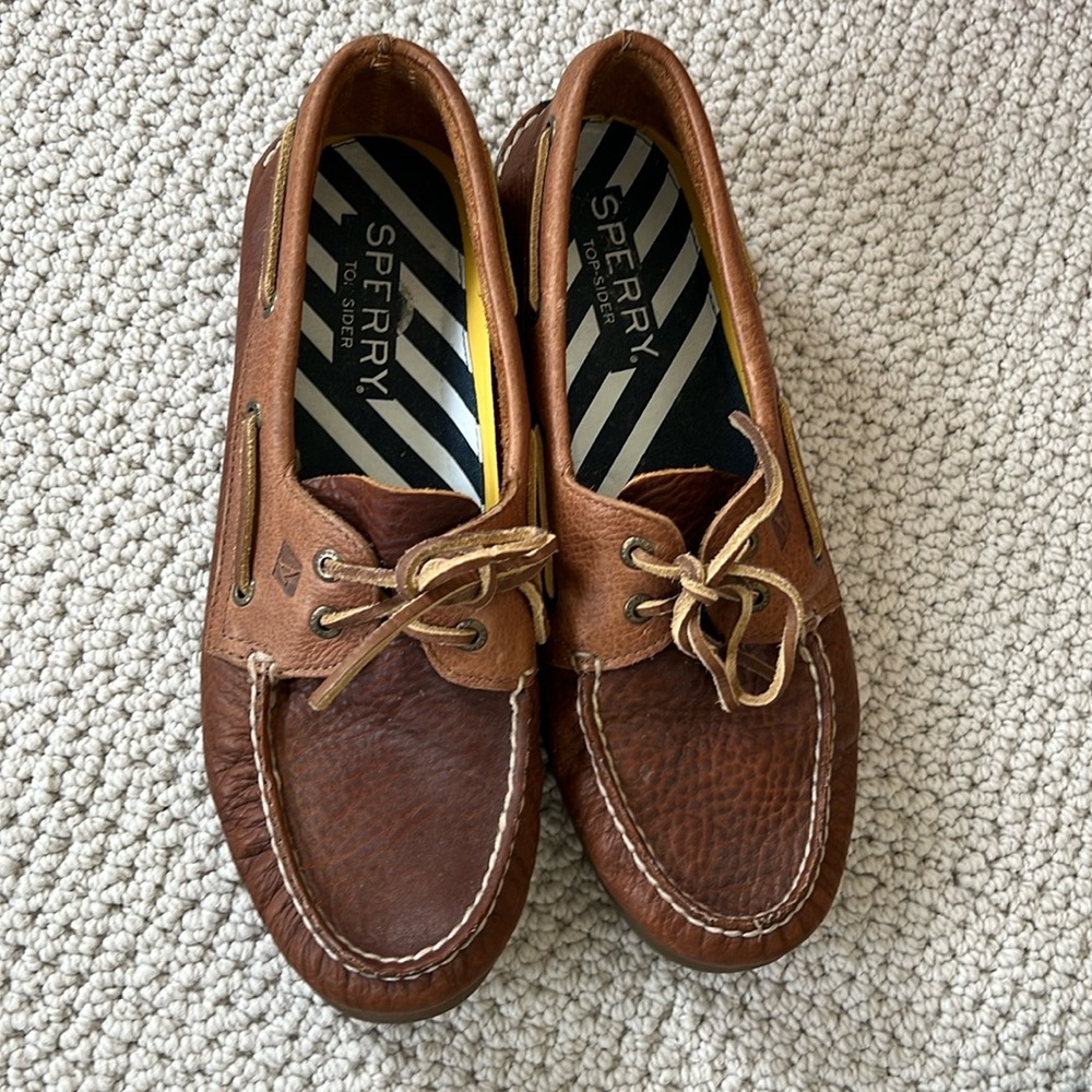 Mens leather Sperry Top-Sider size 10.5